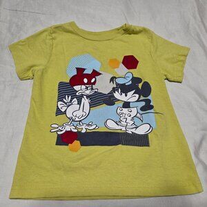 Disney Store Mickey Mouse & Donald Duck Cotton Short Sleeve Tee